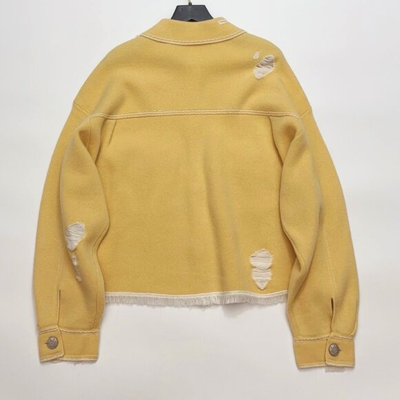 Barrie Denim fringed cashmere and cotton jacket - Picture 13 of 14